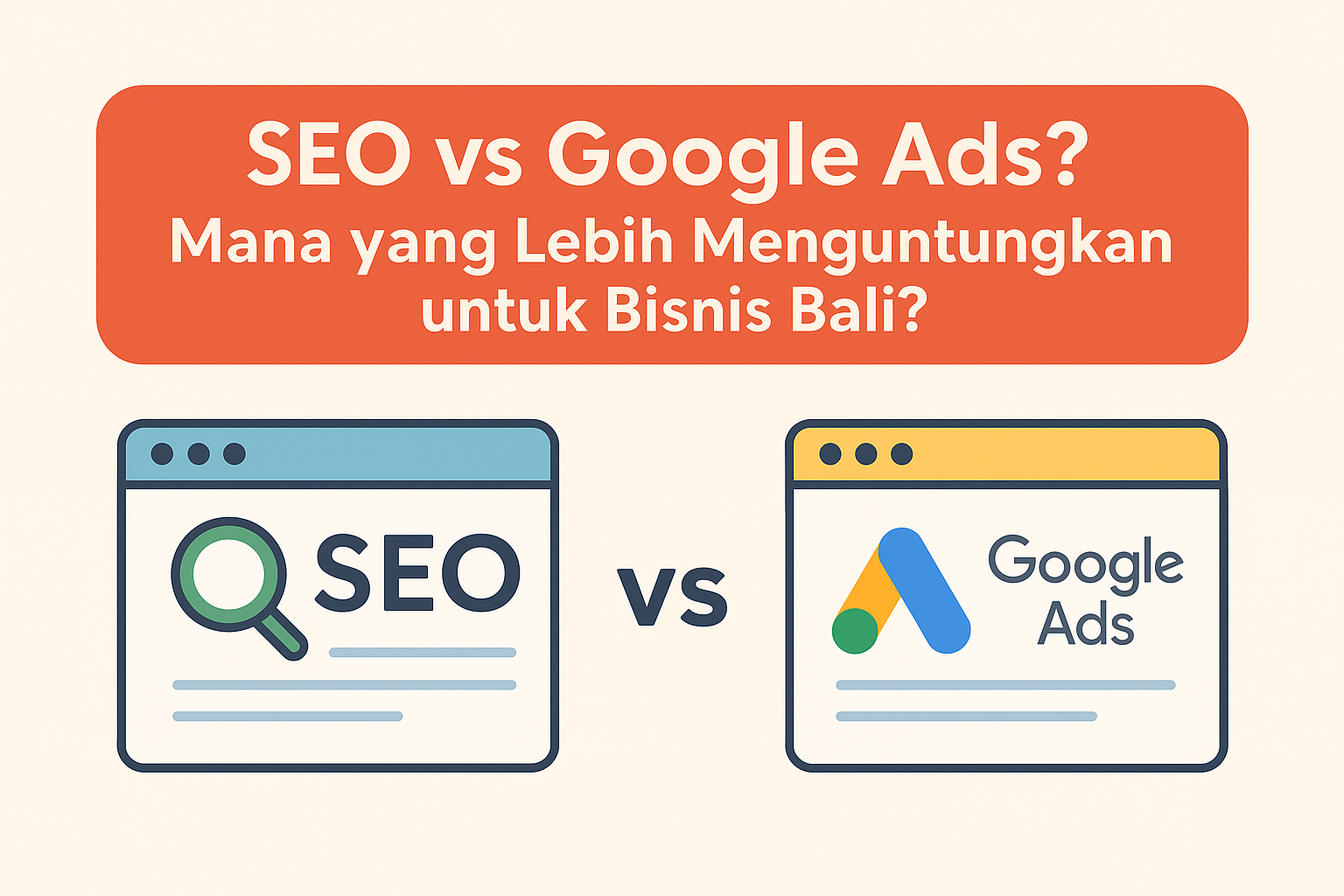 SEO vs Google Ads