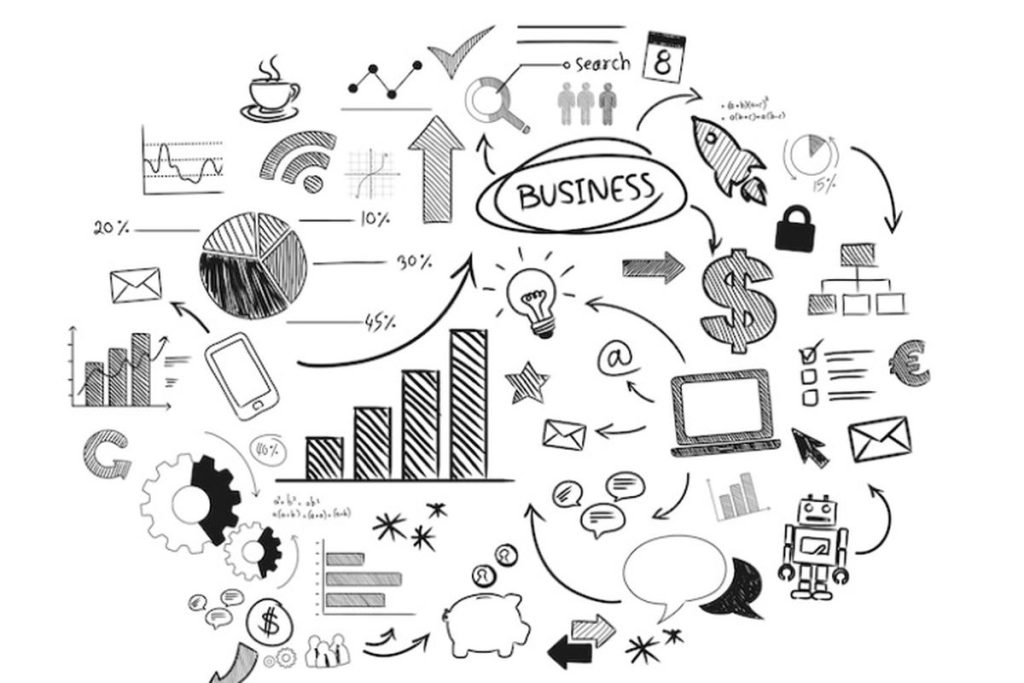 Ilustrasi strategi bisnis online untuk meningkatkan penjualan digital.